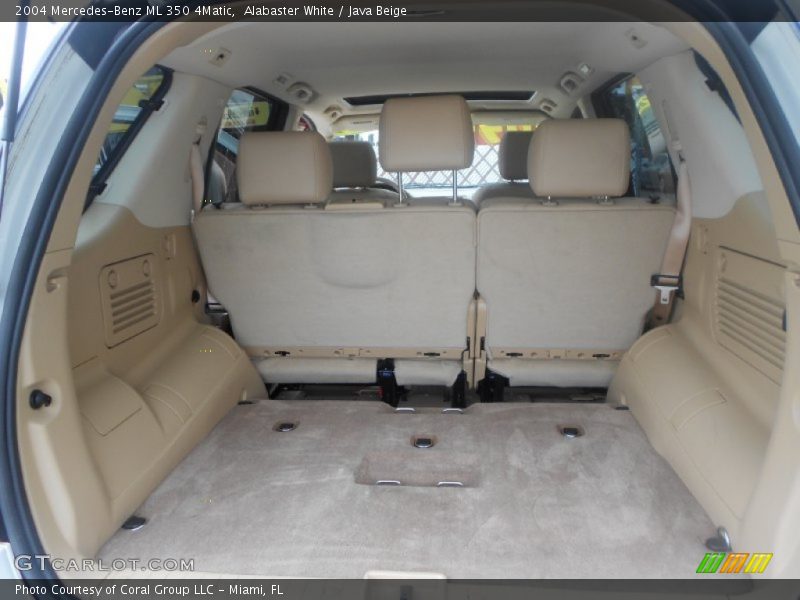 Alabaster White / Java Beige 2004 Mercedes-Benz ML 350 4Matic
