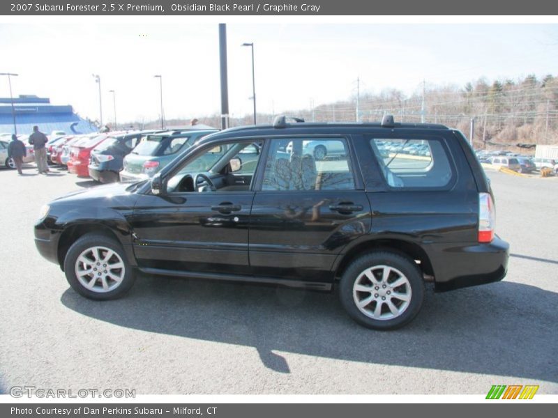Obsidian Black Pearl / Graphite Gray 2007 Subaru Forester 2.5 X Premium