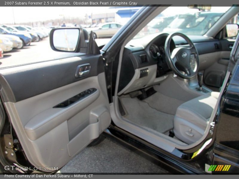 Obsidian Black Pearl / Graphite Gray 2007 Subaru Forester 2.5 X Premium