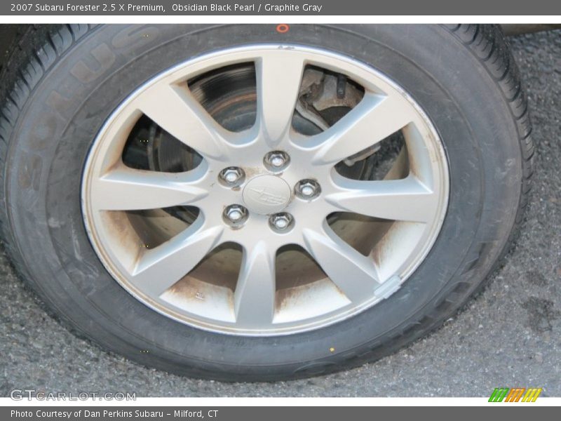 Obsidian Black Pearl / Graphite Gray 2007 Subaru Forester 2.5 X Premium