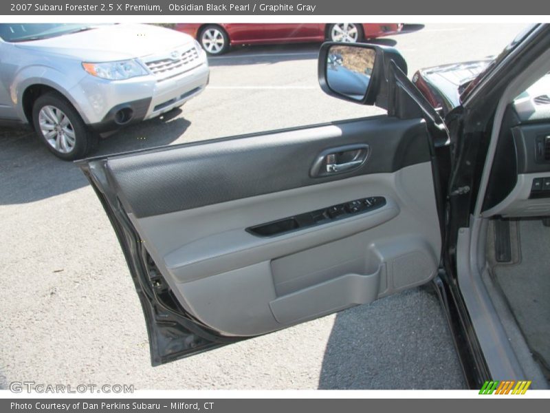 Obsidian Black Pearl / Graphite Gray 2007 Subaru Forester 2.5 X Premium