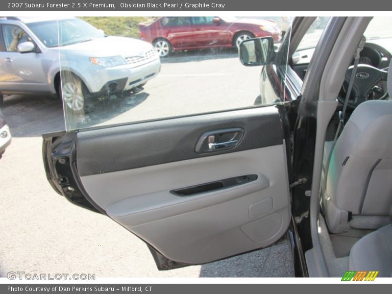 Obsidian Black Pearl / Graphite Gray 2007 Subaru Forester 2.5 X Premium
