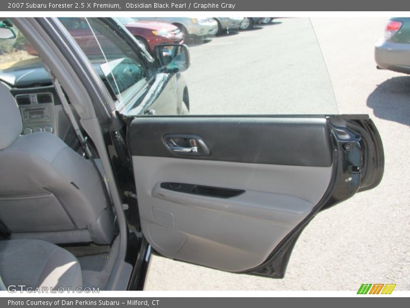 Obsidian Black Pearl / Graphite Gray 2007 Subaru Forester 2.5 X Premium