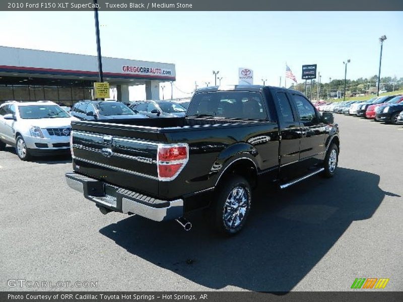 Tuxedo Black / Medium Stone 2010 Ford F150 XLT SuperCab