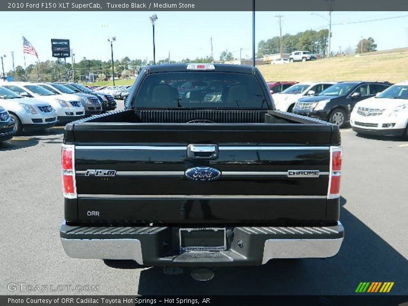 Tuxedo Black / Medium Stone 2010 Ford F150 XLT SuperCab