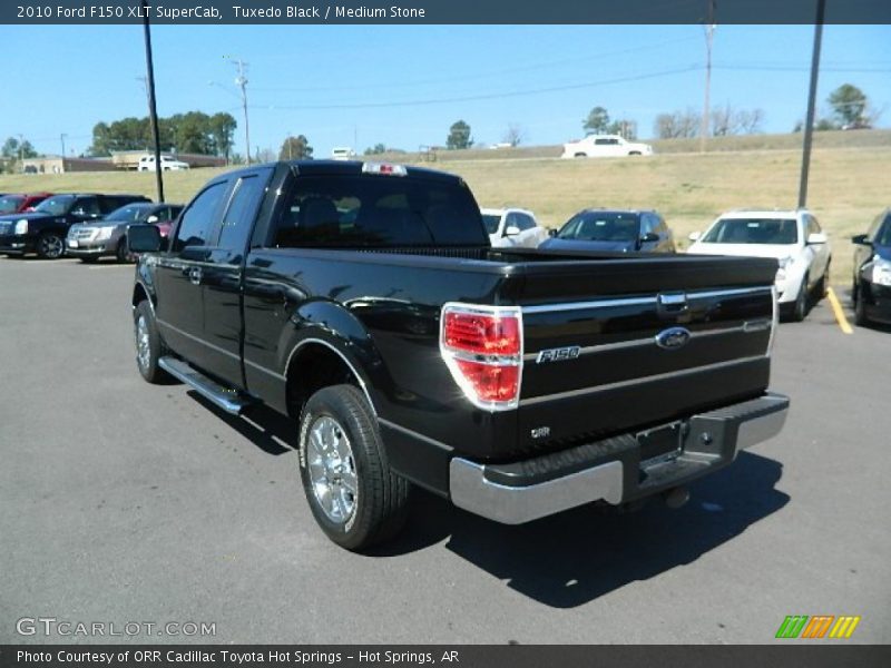 Tuxedo Black / Medium Stone 2010 Ford F150 XLT SuperCab