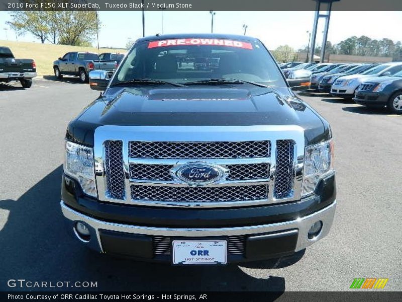 Tuxedo Black / Medium Stone 2010 Ford F150 XLT SuperCab