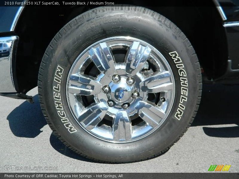 Tuxedo Black / Medium Stone 2010 Ford F150 XLT SuperCab