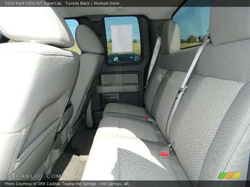 Tuxedo Black / Medium Stone 2010 Ford F150 XLT SuperCab