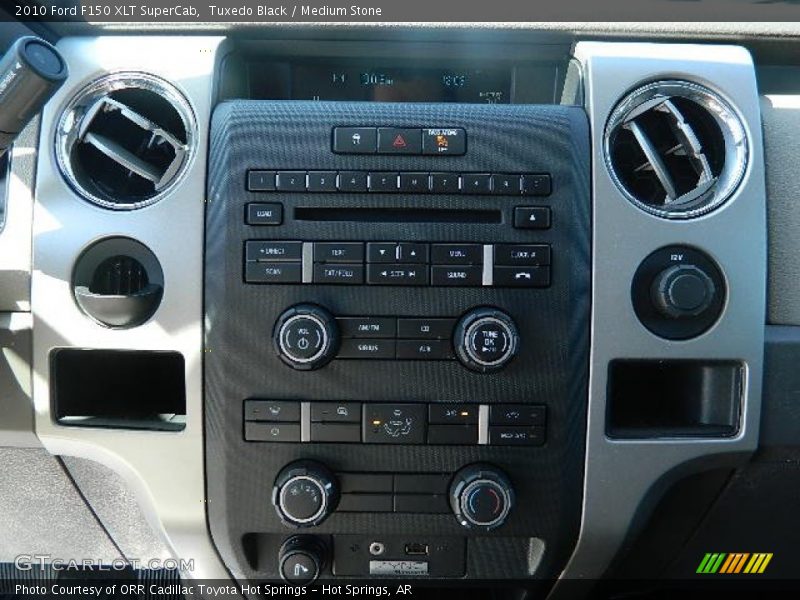 Tuxedo Black / Medium Stone 2010 Ford F150 XLT SuperCab