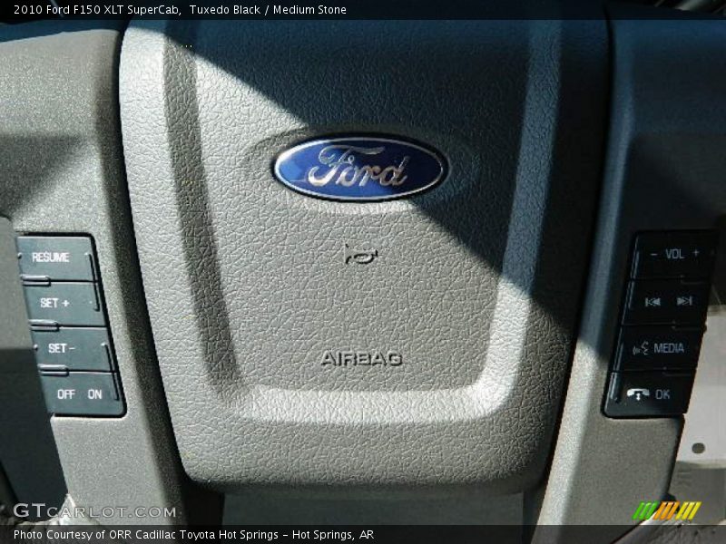 Tuxedo Black / Medium Stone 2010 Ford F150 XLT SuperCab