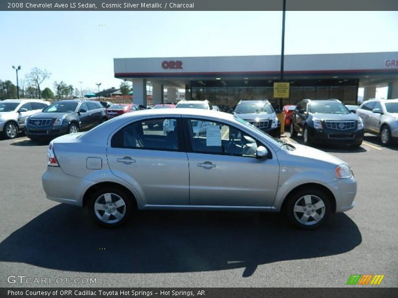 Cosmic Silver Metallic / Charcoal 2008 Chevrolet Aveo LS Sedan