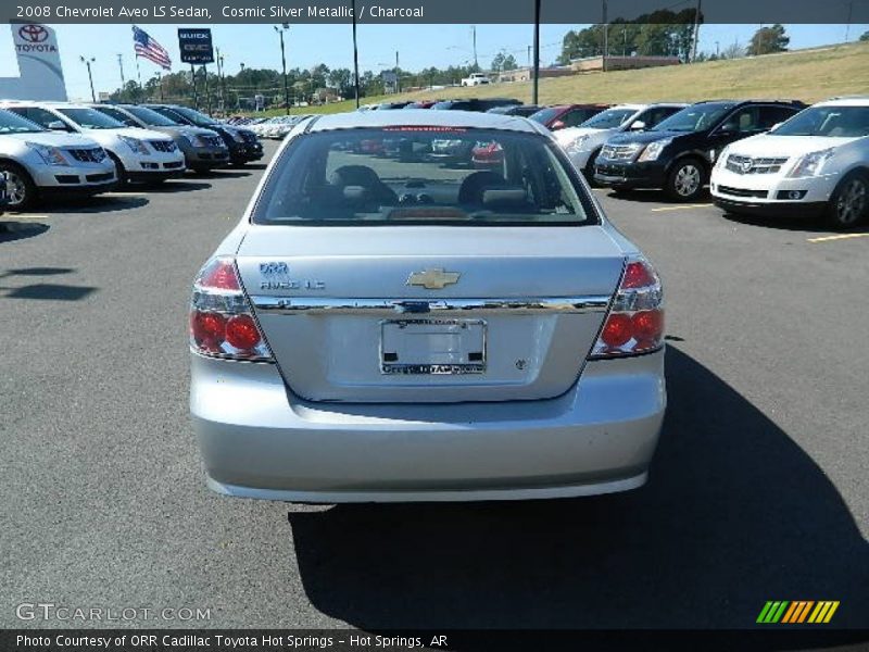 Cosmic Silver Metallic / Charcoal 2008 Chevrolet Aveo LS Sedan