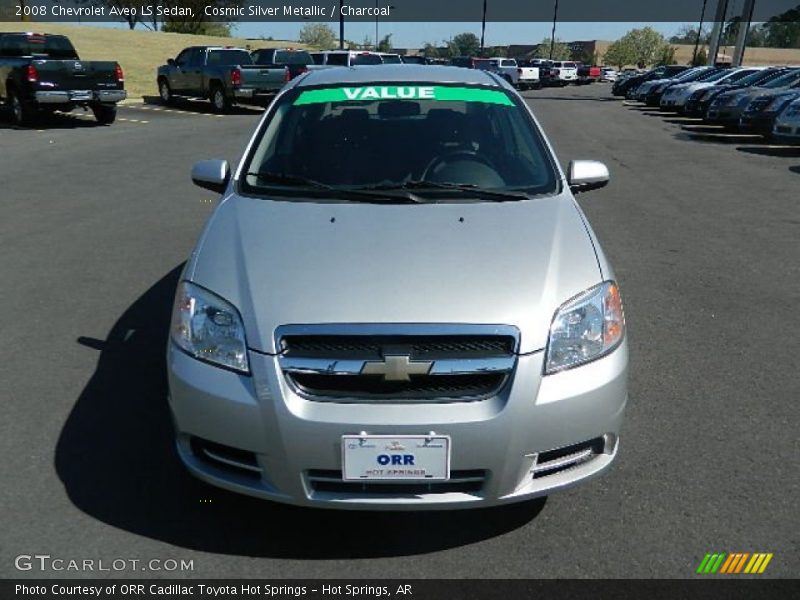 Cosmic Silver Metallic / Charcoal 2008 Chevrolet Aveo LS Sedan