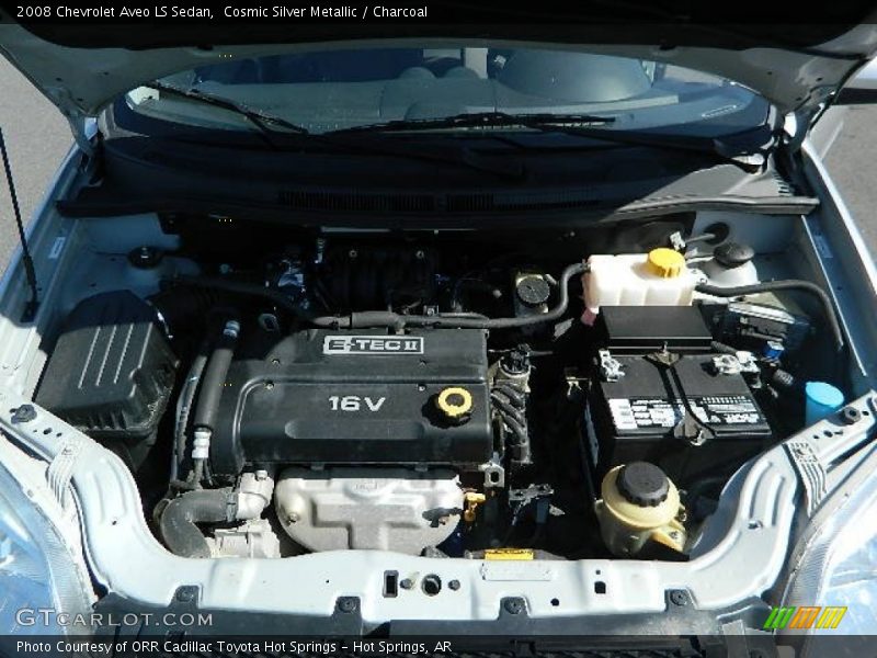 Cosmic Silver Metallic / Charcoal 2008 Chevrolet Aveo LS Sedan