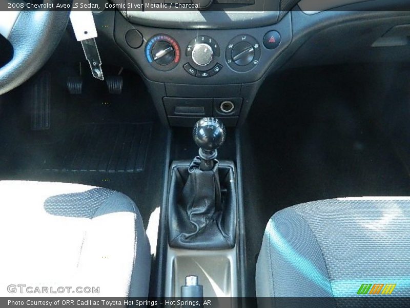 Cosmic Silver Metallic / Charcoal 2008 Chevrolet Aveo LS Sedan