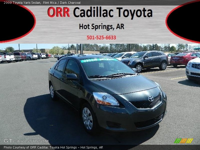 Flint Mica / Dark Charcoal 2009 Toyota Yaris Sedan