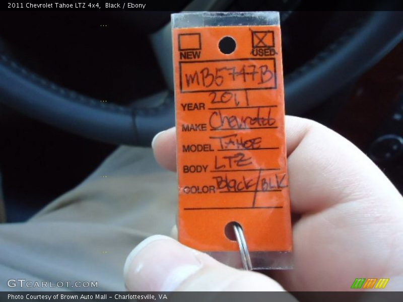Black / Ebony 2011 Chevrolet Tahoe LTZ 4x4