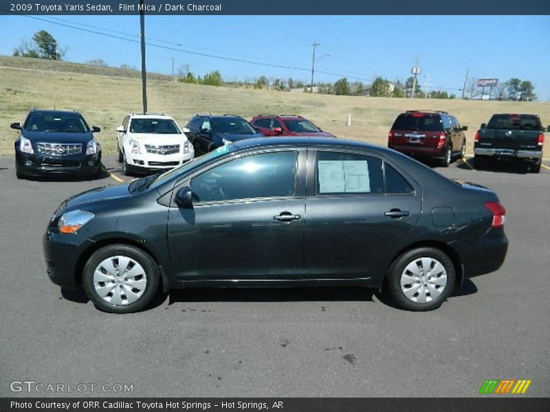 Flint Mica / Dark Charcoal 2009 Toyota Yaris Sedan
