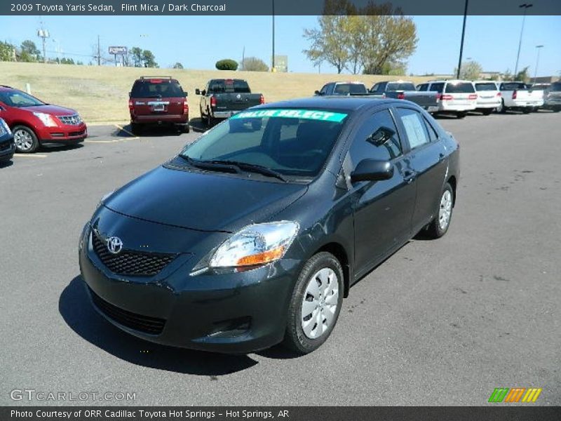 Flint Mica / Dark Charcoal 2009 Toyota Yaris Sedan