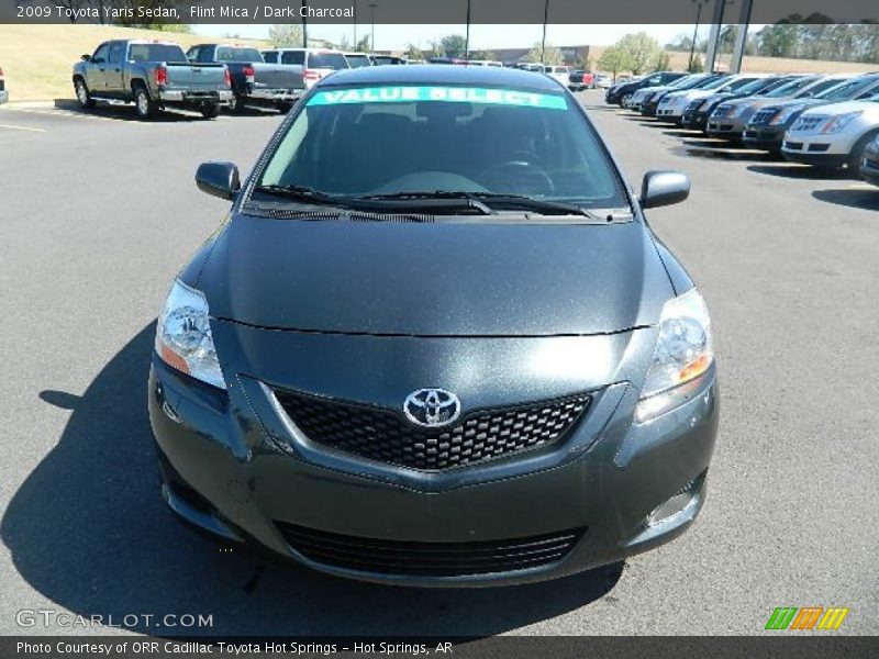 Flint Mica / Dark Charcoal 2009 Toyota Yaris Sedan