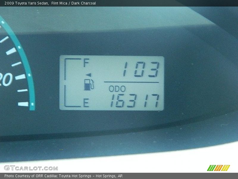 Flint Mica / Dark Charcoal 2009 Toyota Yaris Sedan