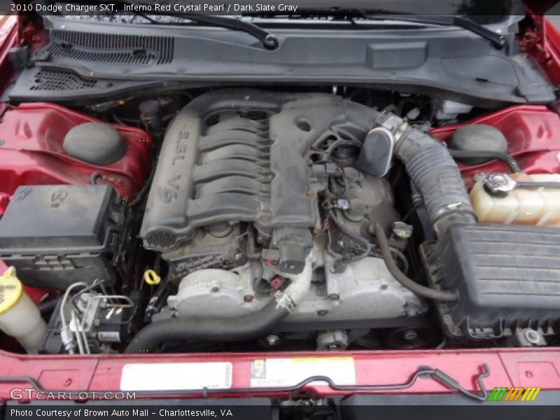 Inferno Red Crystal Pearl / Dark Slate Gray 2010 Dodge Charger SXT