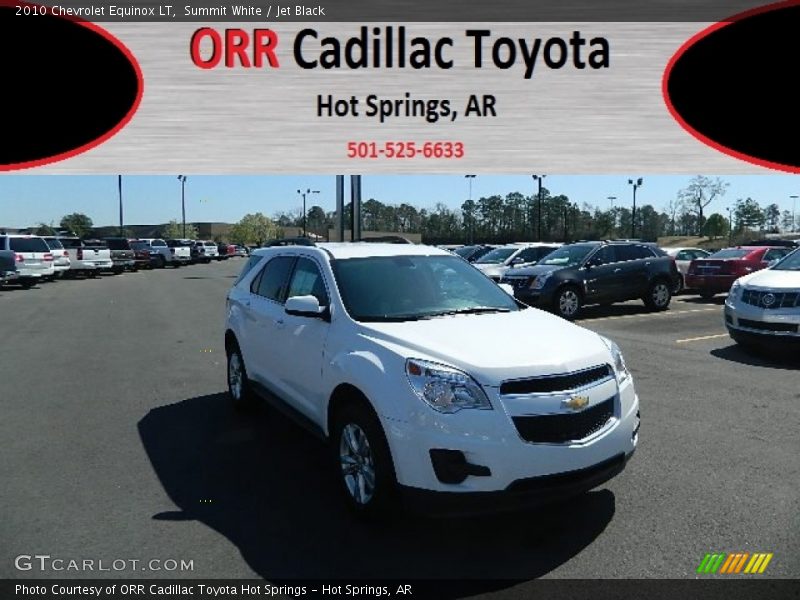 Summit White / Jet Black 2010 Chevrolet Equinox LT
