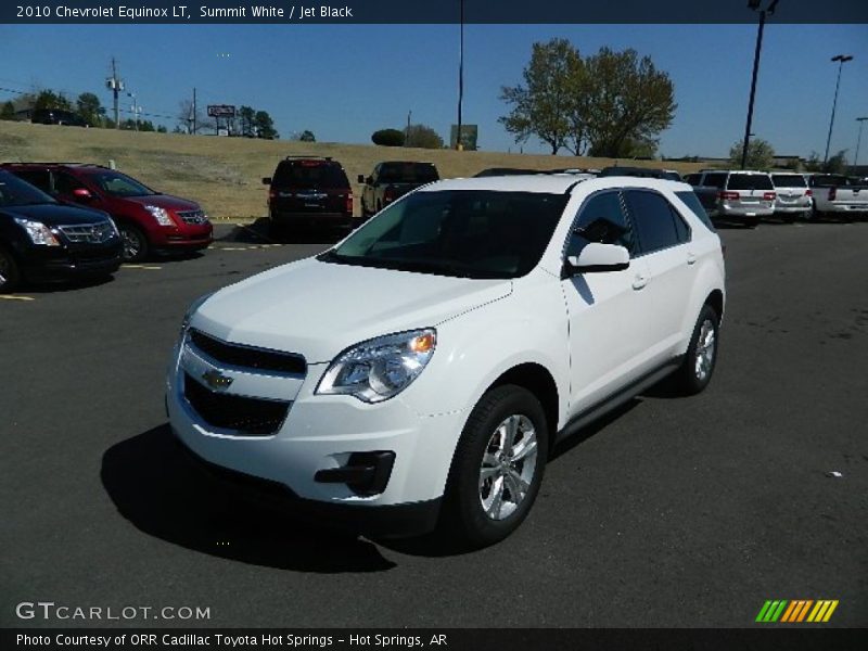 Summit White / Jet Black 2010 Chevrolet Equinox LT
