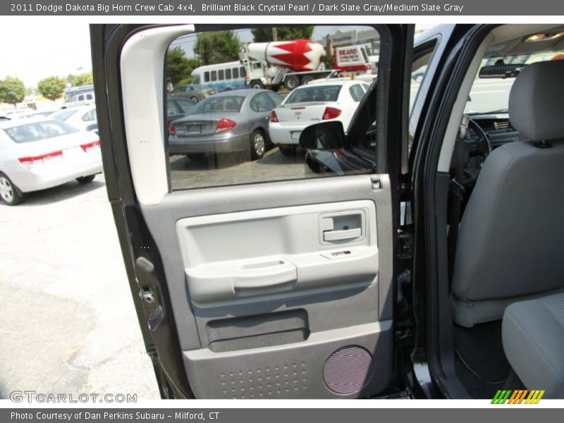 Brilliant Black Crystal Pearl / Dark Slate Gray/Medium Slate Gray 2011 Dodge Dakota Big Horn Crew Cab 4x4