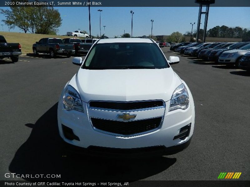 Summit White / Jet Black 2010 Chevrolet Equinox LT