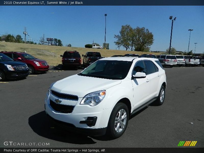 Summit White / Jet Black 2010 Chevrolet Equinox LT