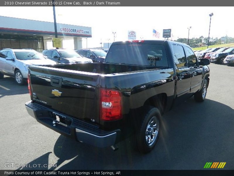 Black / Dark Titanium 2010 Chevrolet Silverado 1500 LS Crew Cab