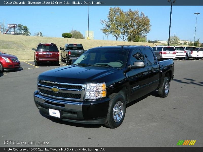 Black / Dark Titanium 2010 Chevrolet Silverado 1500 LS Crew Cab