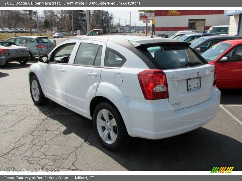 Bright White / Dark Slate/Medium Graystone 2011 Dodge Caliber Mainstreet