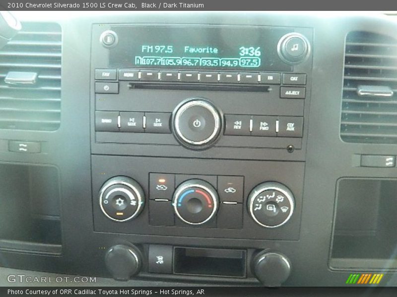 Black / Dark Titanium 2010 Chevrolet Silverado 1500 LS Crew Cab