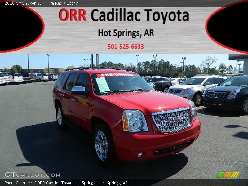 Fire Red / Ebony 2010 GMC Yukon SLT
