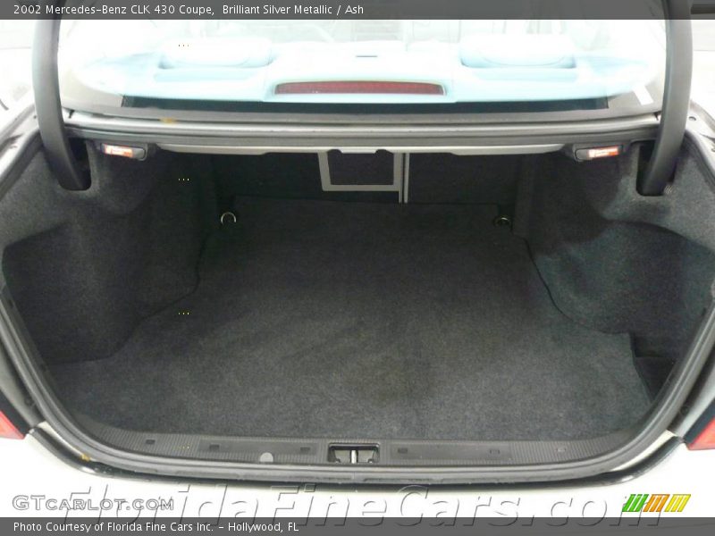 Brilliant Silver Metallic / Ash 2002 Mercedes-Benz CLK 430 Coupe