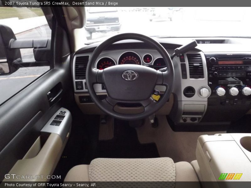 Desert Sand Mica / Beige 2007 Toyota Tundra SR5 CrewMax