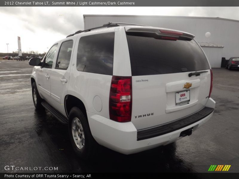 Summit White / Light Cashmere/Dark Cashmere 2012 Chevrolet Tahoe LT