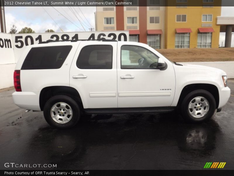 Summit White / Light Cashmere/Dark Cashmere 2012 Chevrolet Tahoe LT