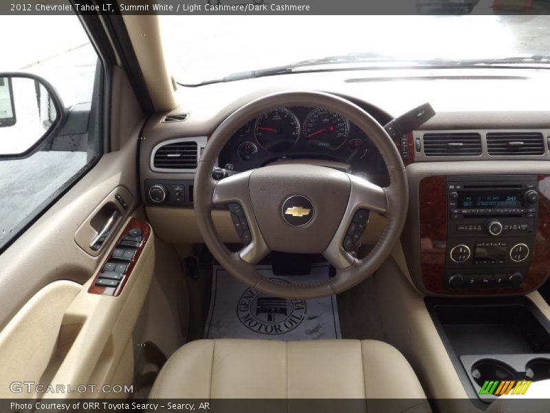 Summit White / Light Cashmere/Dark Cashmere 2012 Chevrolet Tahoe LT