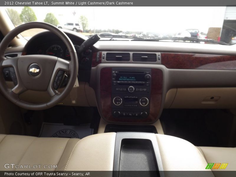 Summit White / Light Cashmere/Dark Cashmere 2012 Chevrolet Tahoe LT