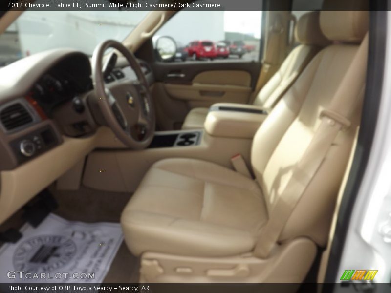 Summit White / Light Cashmere/Dark Cashmere 2012 Chevrolet Tahoe LT