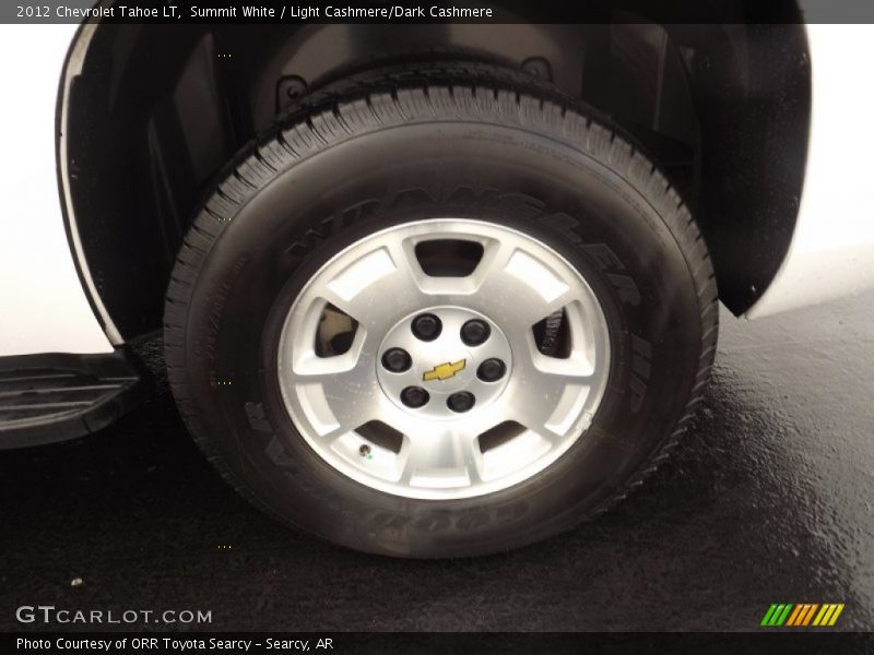 Summit White / Light Cashmere/Dark Cashmere 2012 Chevrolet Tahoe LT