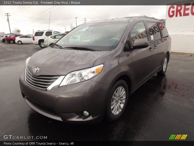 Predawn Gray Mica / Bisque 2012 Toyota Sienna XLE