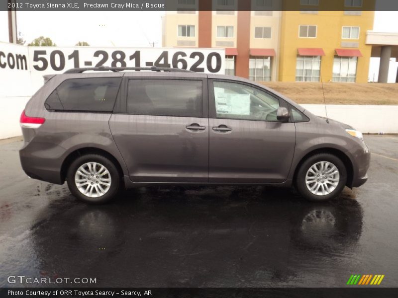 Predawn Gray Mica / Bisque 2012 Toyota Sienna XLE