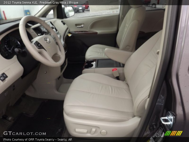 Predawn Gray Mica / Bisque 2012 Toyota Sienna XLE