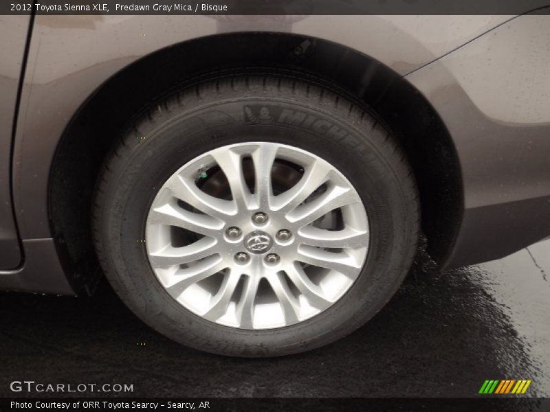 Predawn Gray Mica / Bisque 2012 Toyota Sienna XLE