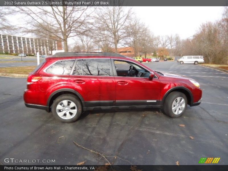 Ruby Red Pearl / Off Black 2012 Subaru Outback 2.5i Limited